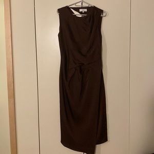 Reiss brown dress